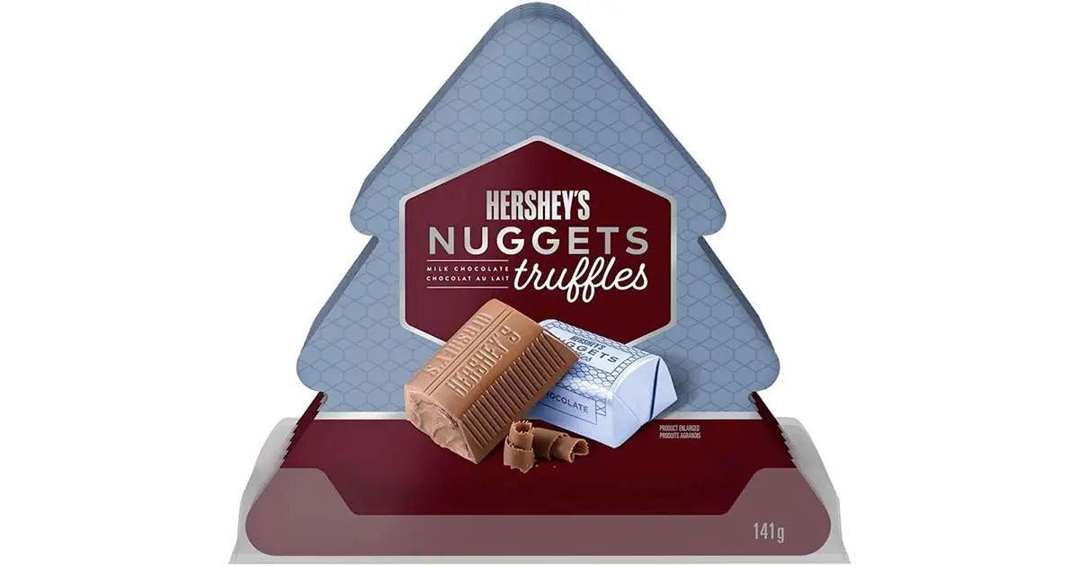 Amazon：HERSHEY’S Nuggets Truffles Milk Chocolate Tree Box只賣$5.98