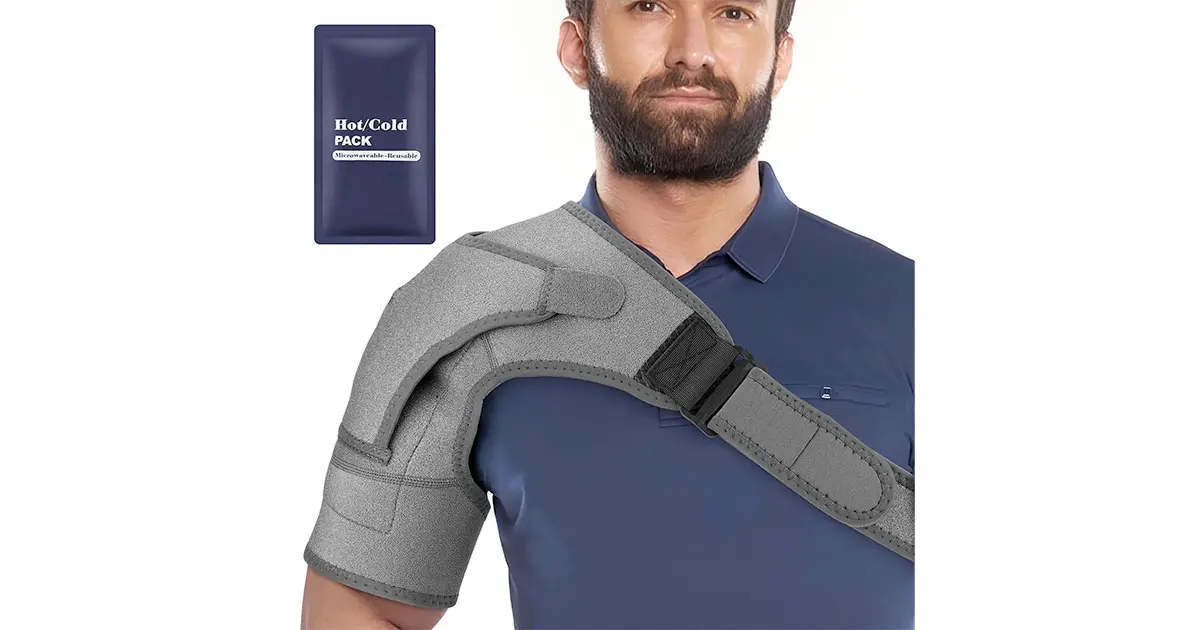 Amazon：Shoulder Brace with Ice Pack只賣$19.99