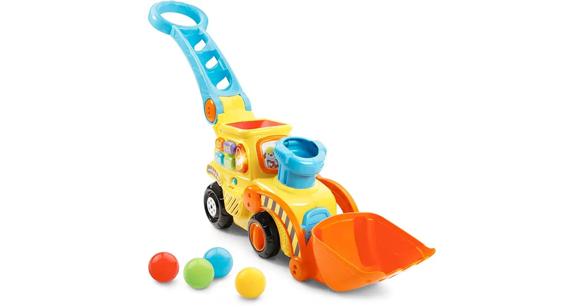 Amazon:VTech Pop-a-Balls Push & Pop Bulldozer只賣$15.49
