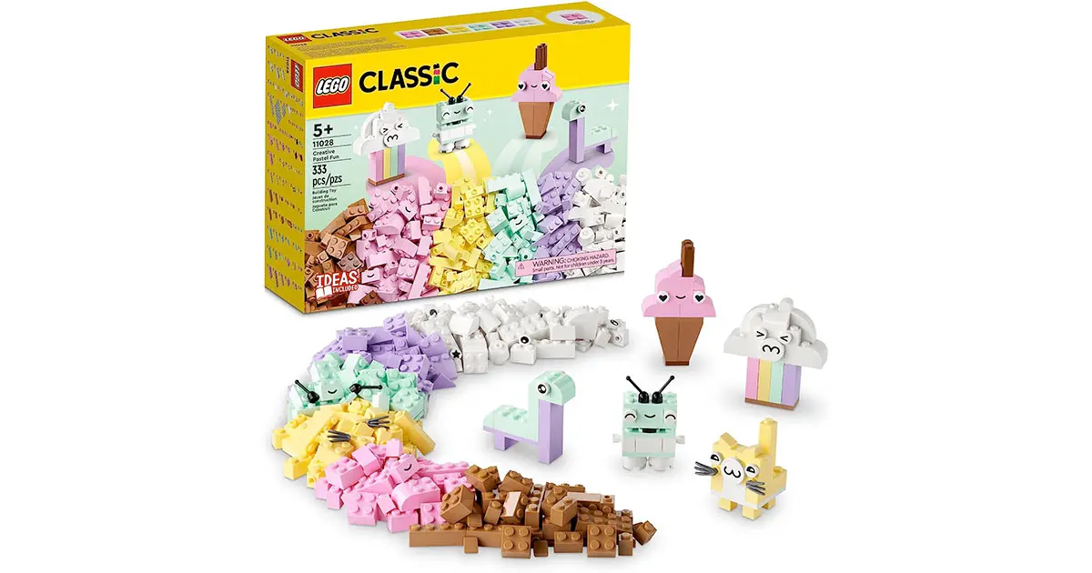 Amazon：LEGO Classic Creative Pastel Fun 11028 (333 pcs)只賣$20.74