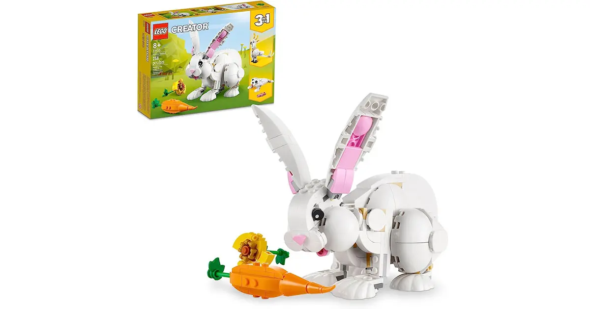 Amazon：LEGO Creator 3 in 1 White Rabbit Animal 31133 (258 pcs)只卖$14