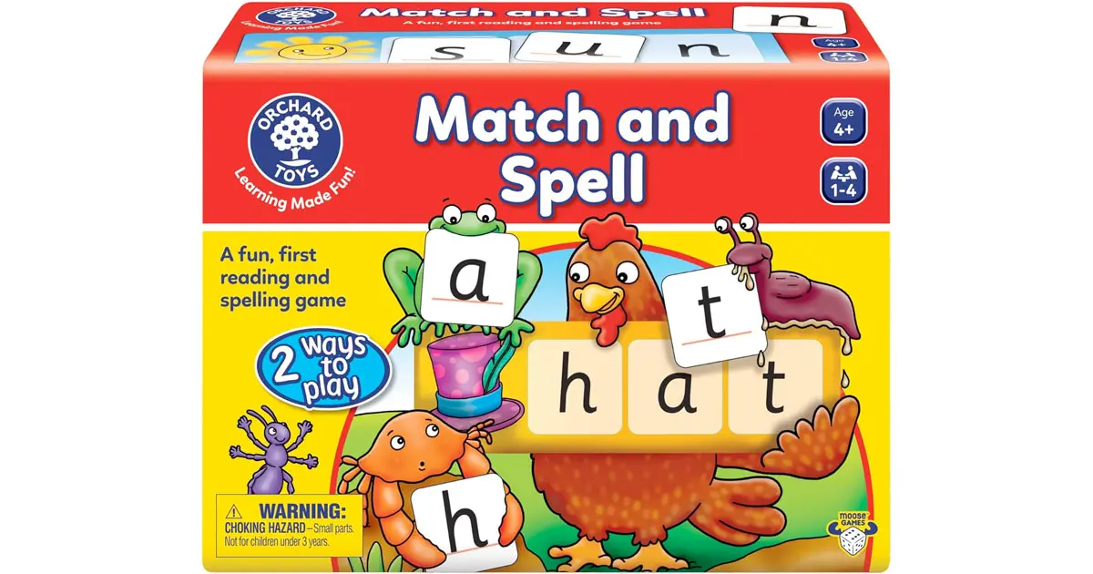 Amazon：ORCHARD TOYS Match and Spell Game只賣$12.99