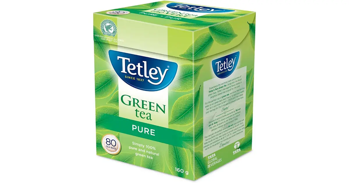 Amazon：Tetley Pure Green Tea (80 Tea Bags)只賣$5.99