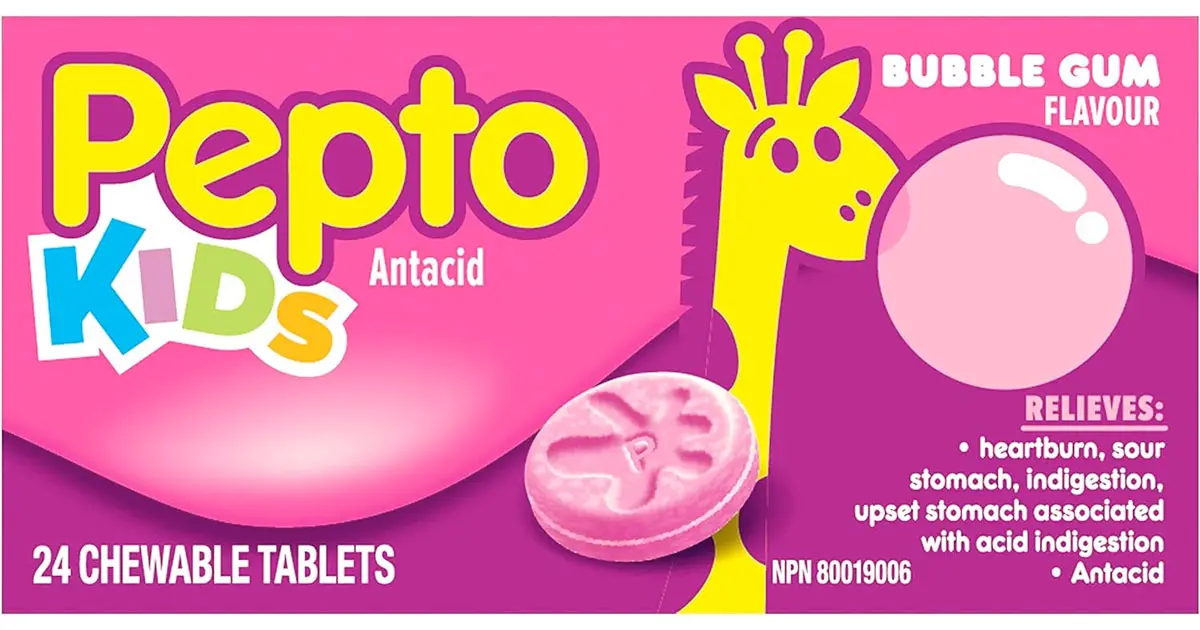 Amazon:Pepto KIDS Chewables (24 Count)只賣$5.99