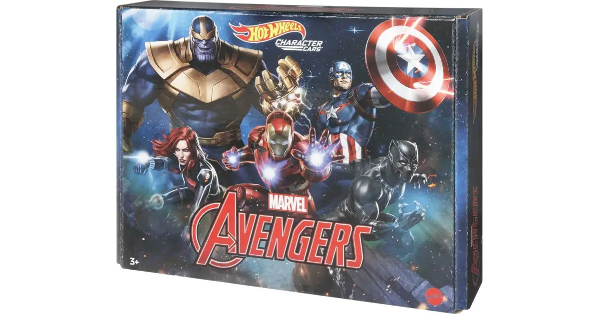 Amazon：Hot Wheels Marvel Toy Character Car 5-Pack只卖$22.54