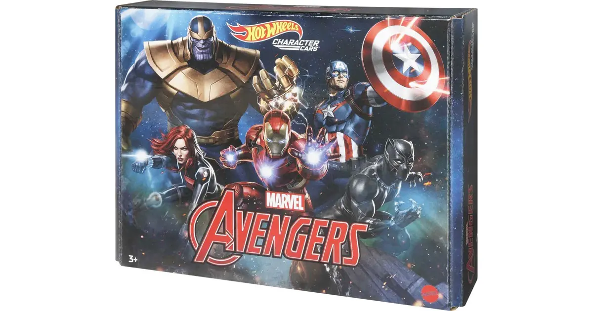 Amazon:Hot Wheels Marvel Toy Character Car 5-Pack只卖$22.54