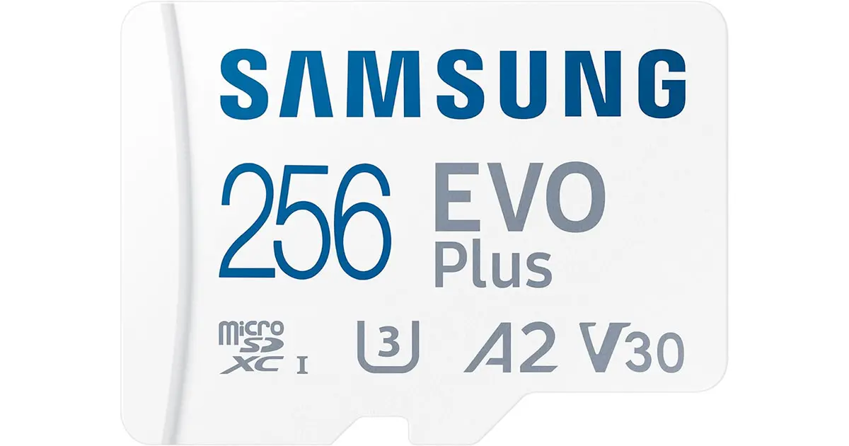 Amazon:Samsung 256GB EVO Plus microSDXC + Adapter只賣$22.99