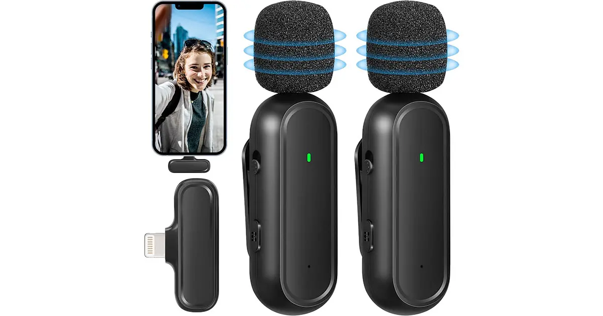 Amazon：Dual Lavalier Microphone for iPhone/iPad只賣$9.99