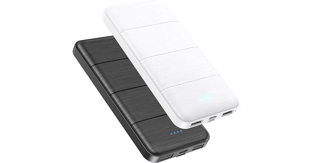 Amazon：15000mAh Power Bank (2 Pack)只賣$19.99(只限Amazon Prime會員)