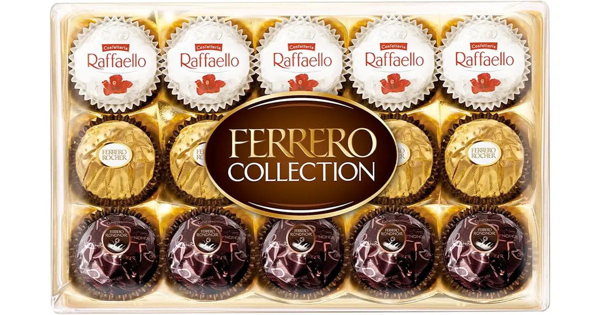Amazon：FERRERO COLLECTION Fine Assorted Chocolates (15 Count)只賣$5.47