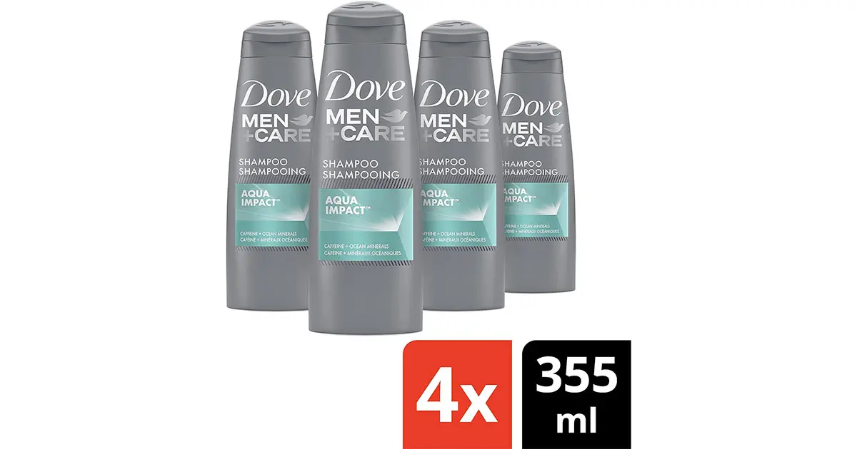 Amazon：Dove Men + Care Fortifying Shampoo (Pack of 4)只賣$13.74