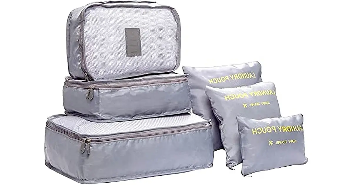 Amazon:Travel Packing Cubes (6 Set)只賣$10.99