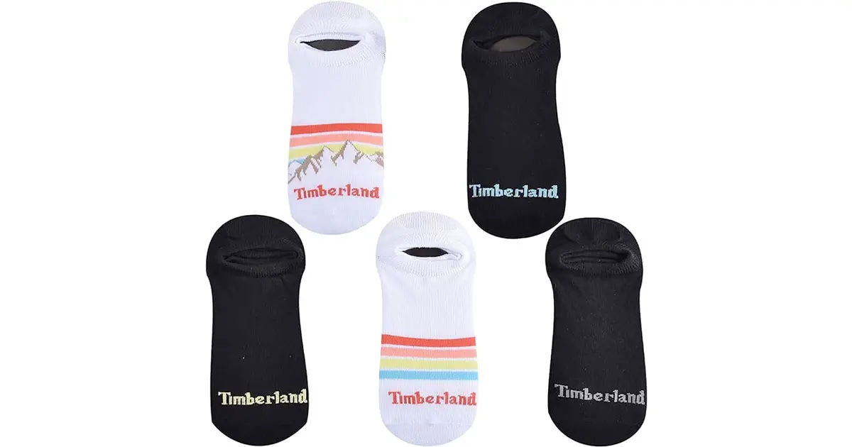 Amazon：Timberland Women’s No Show Socks (5 Pack)只賣$12.48