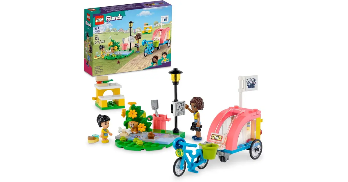 Amazon：LEGO Friends Dog Rescue Bike 41738 (125 pcs)只賣$9.47