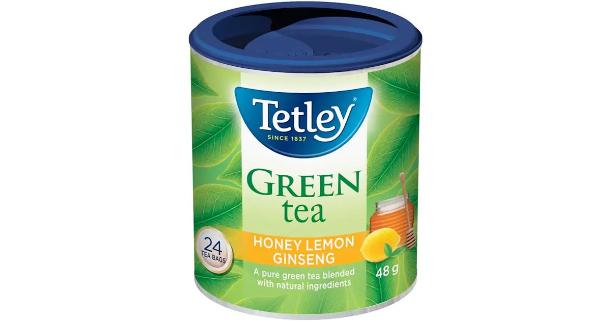 Amazon：Tetley Honey Lemon Ginseng Green Tea (24 Tea Bags)只賣$2.97