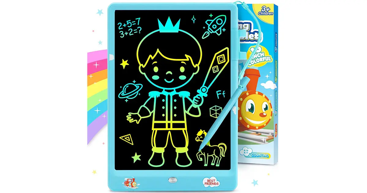 Amazon：10″ LCD Drawing Tablet只賣$6.99