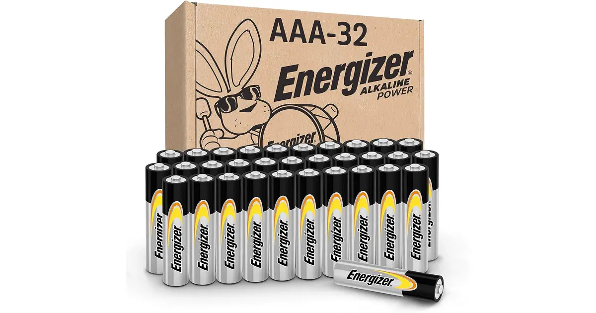 Amazon：Energizer AAA Batteries (32 Pack)只賣$19.90