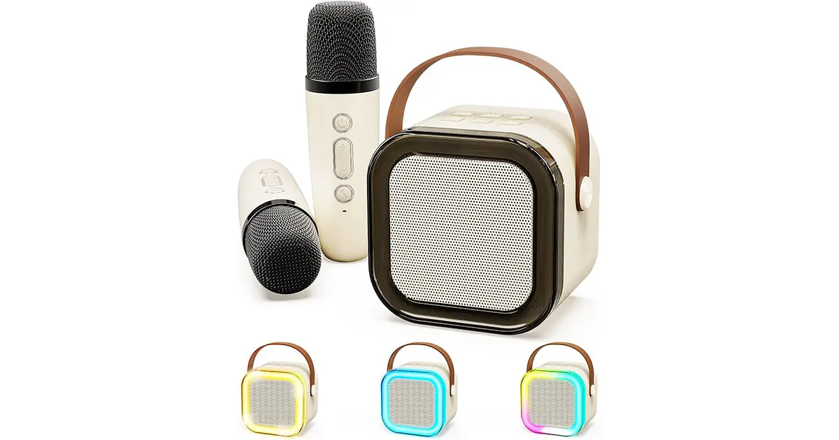 Amazon：Karaoke Machine (2 Wireless Mic)只卖$30.99