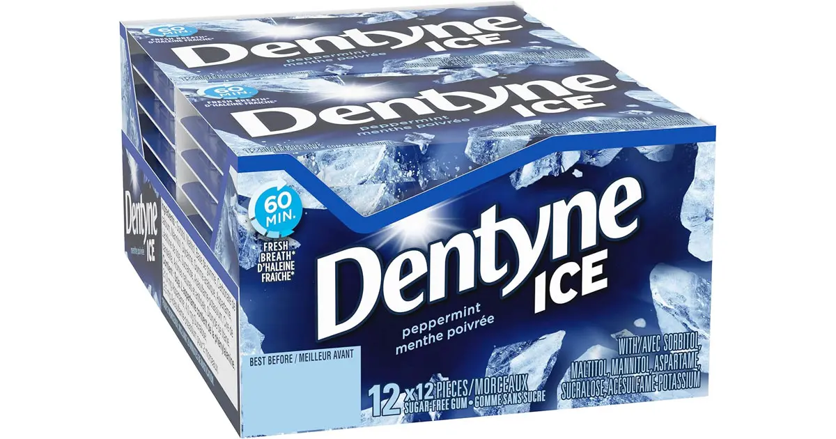 Amazon：Dentyne Ice Sugar-Free Gum (12 Pack, 12 Pieces Each)只卖$9