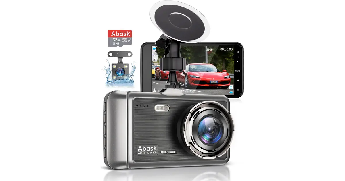 Amazon：Dash Cam + 32GB SD Card只賣$23.85