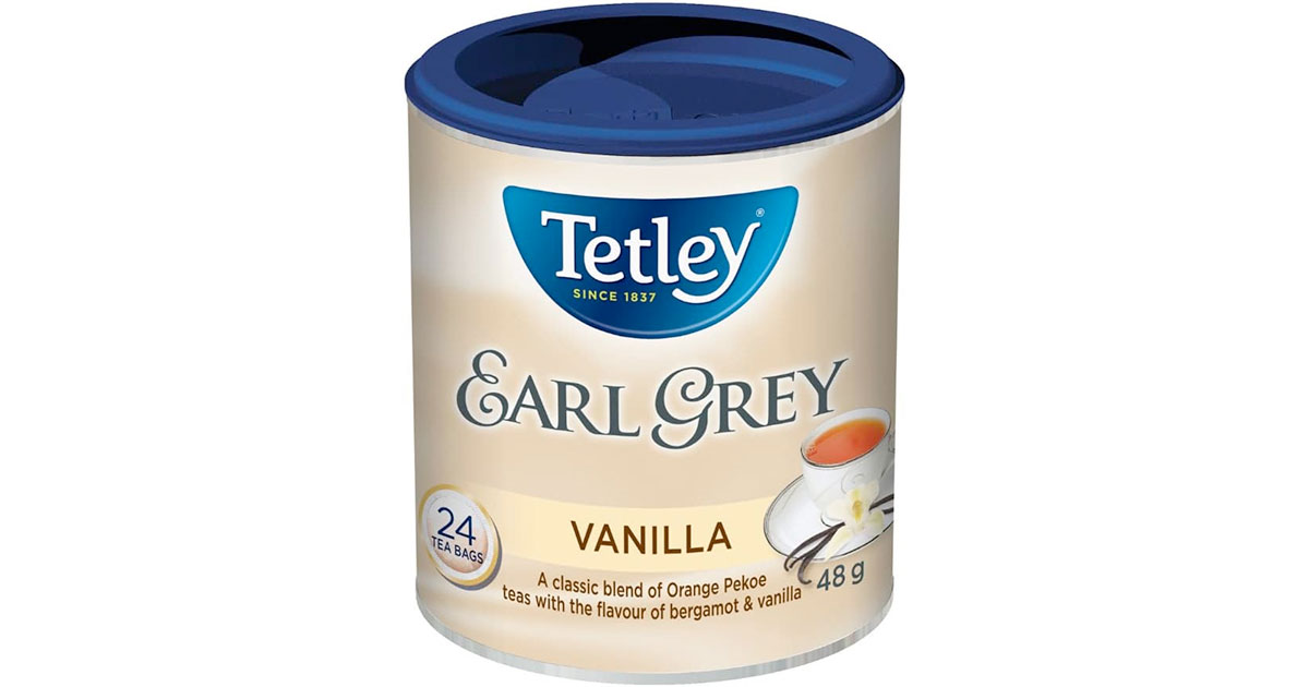 Amazon：Tetley Earl Grey Vanilla Tea (24 tea bags)只卖$2.47
