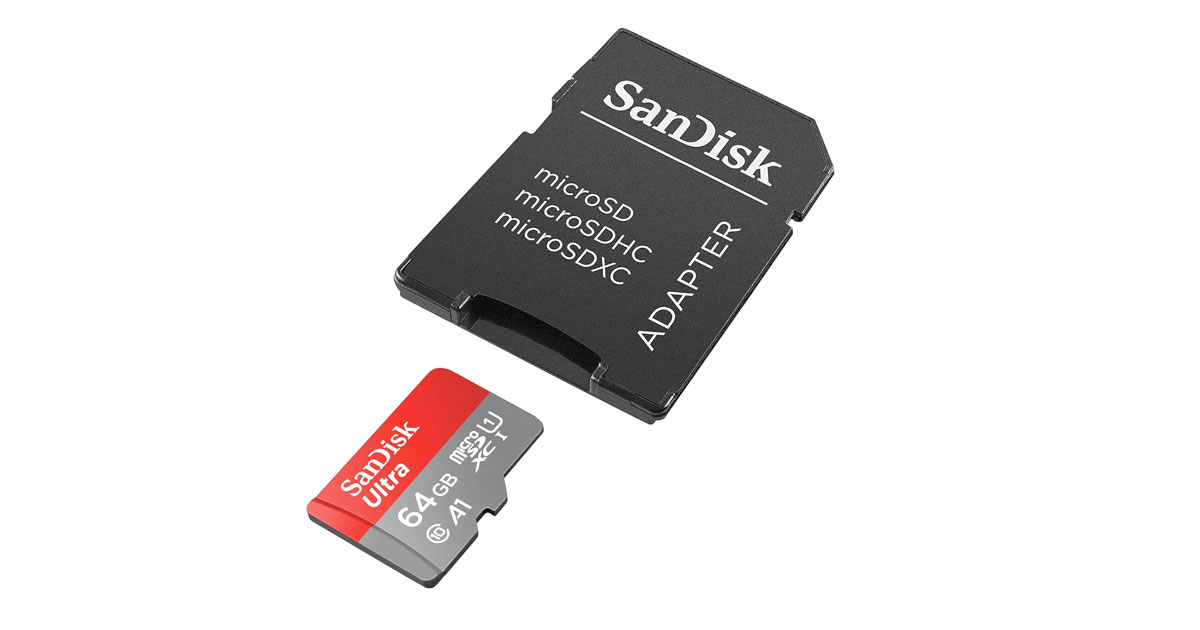 Amazon：SanDisk 64GB Ultra microSDXC + Adapter只賣$8.88