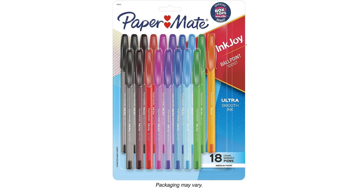 Amazon：Paper Mate InkJoy Pens (18 Count)只卖$8.63