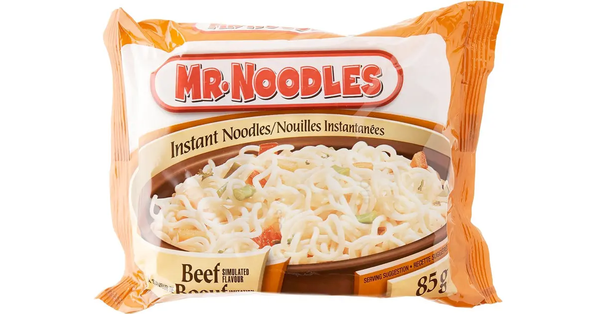 Amazon：Mr. Noodles Beef Flavour Instant Noodles (24 × 85 g)只卖$6.48