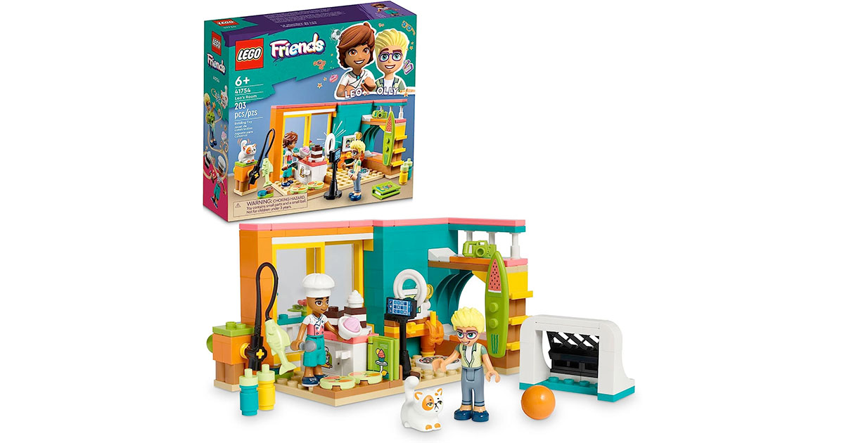 Amazon:LEGO Friends Leo’s Room 41754 (203 pcs)只賣$14.86