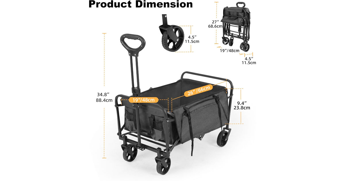 Amazon：Folding Wagon只賣$70.99