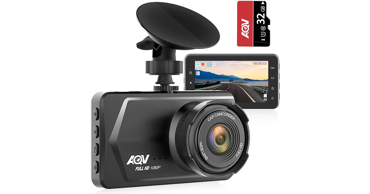 Amazon：Dash Cam with 32 GB SD Card只賣$20.23