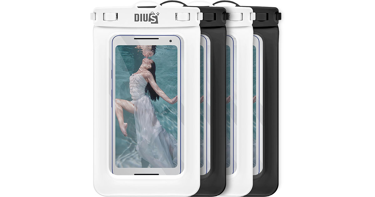 Amazon：Waterproof Phone Pouches (4 Pack)只賣$5.99