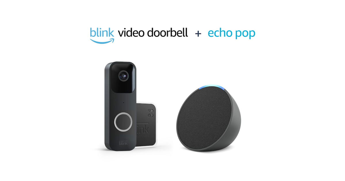 Amazon：Blink Video Doorbell System + Amazon Echo Pop只賣$44.99(只限Amazon Prime會員)