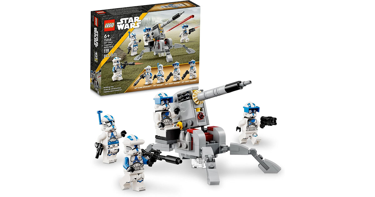 Amazon:LEGO Star Wars 501st Clone Troopers Battle Pack 75345 (119 pcs)只賣$19.73