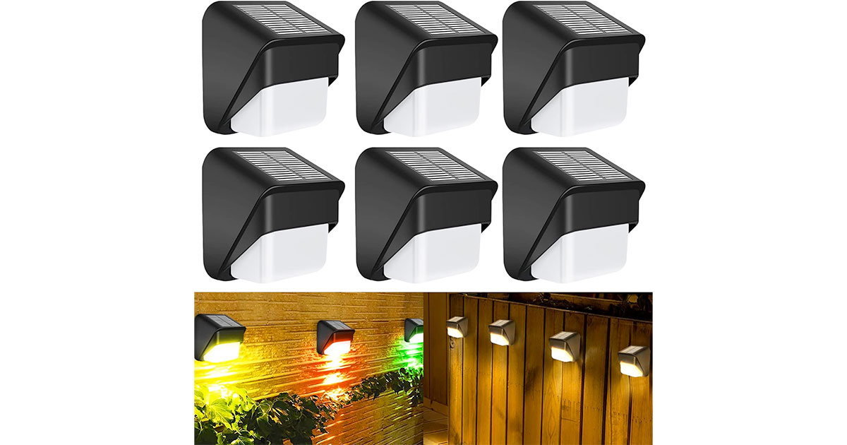 Amazon：Solar Deck Lights只賣$22.49