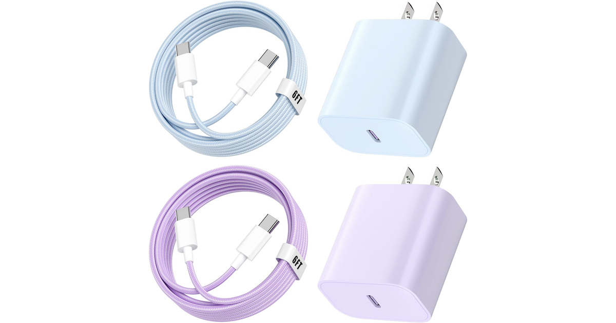 Amazon：20W USB-C Fast Charger (2 Pack)只賣$10.49