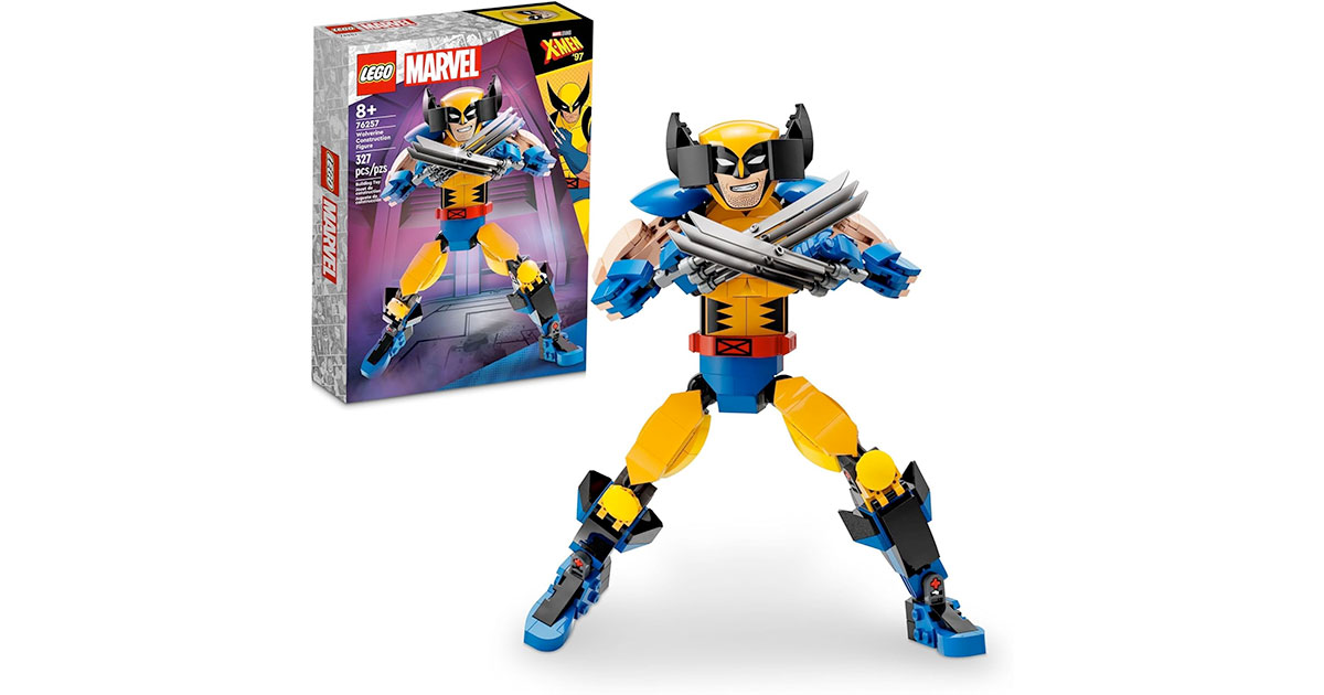 Amazon:LEGO Marvel Wolverine Construction Figure 76257 (327 pcs)只賣$23