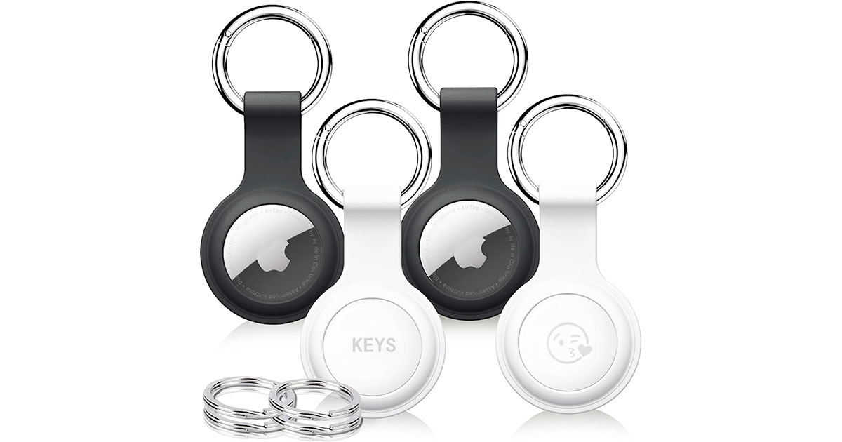 Amazon：AirTag Holder (4 Pack)只賣$5.99