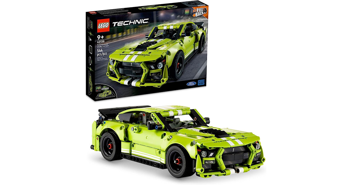 Amazon:LEGO Technic Ford Mustang Shelby GT500 42138 (544 pcs)只賣$45.98