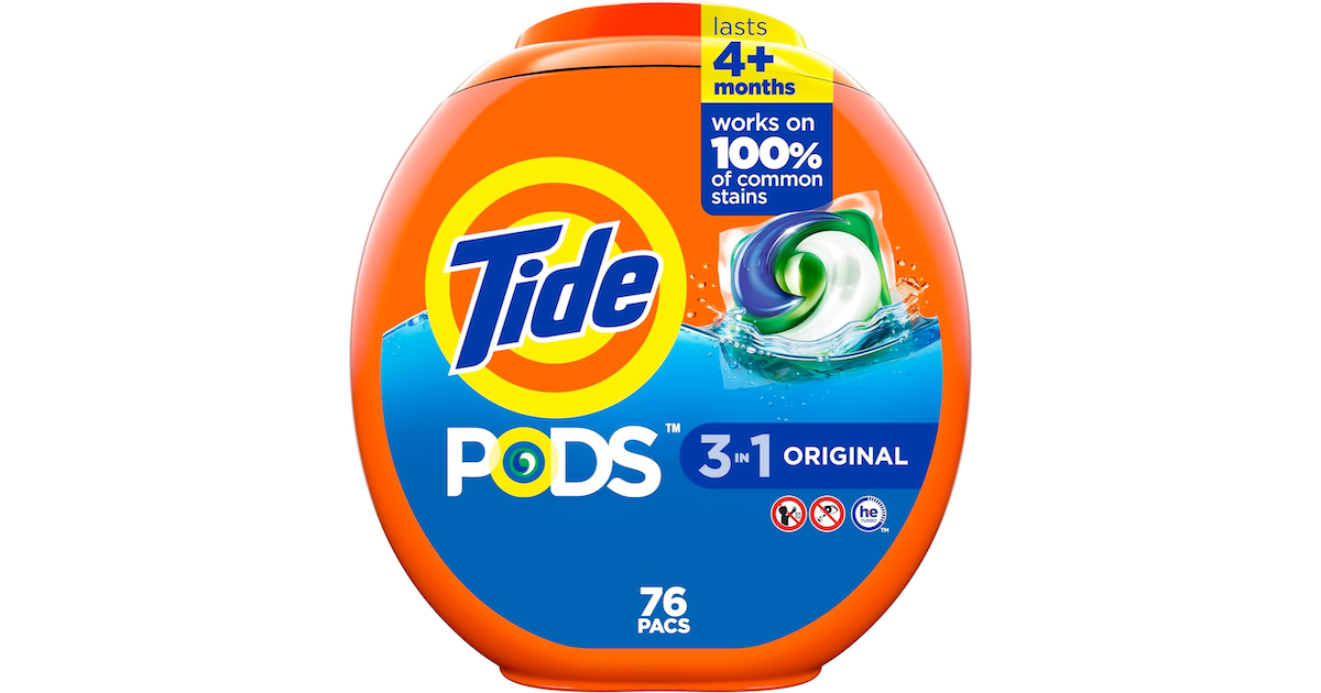 Amazon：Tide PODS (76 Count)只賣$19.95
