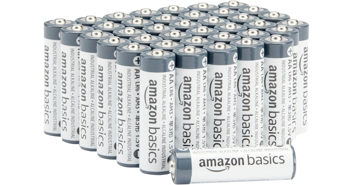 Amazon Basics AA Alkaline Batteries (40 Pack)只卖$11.64