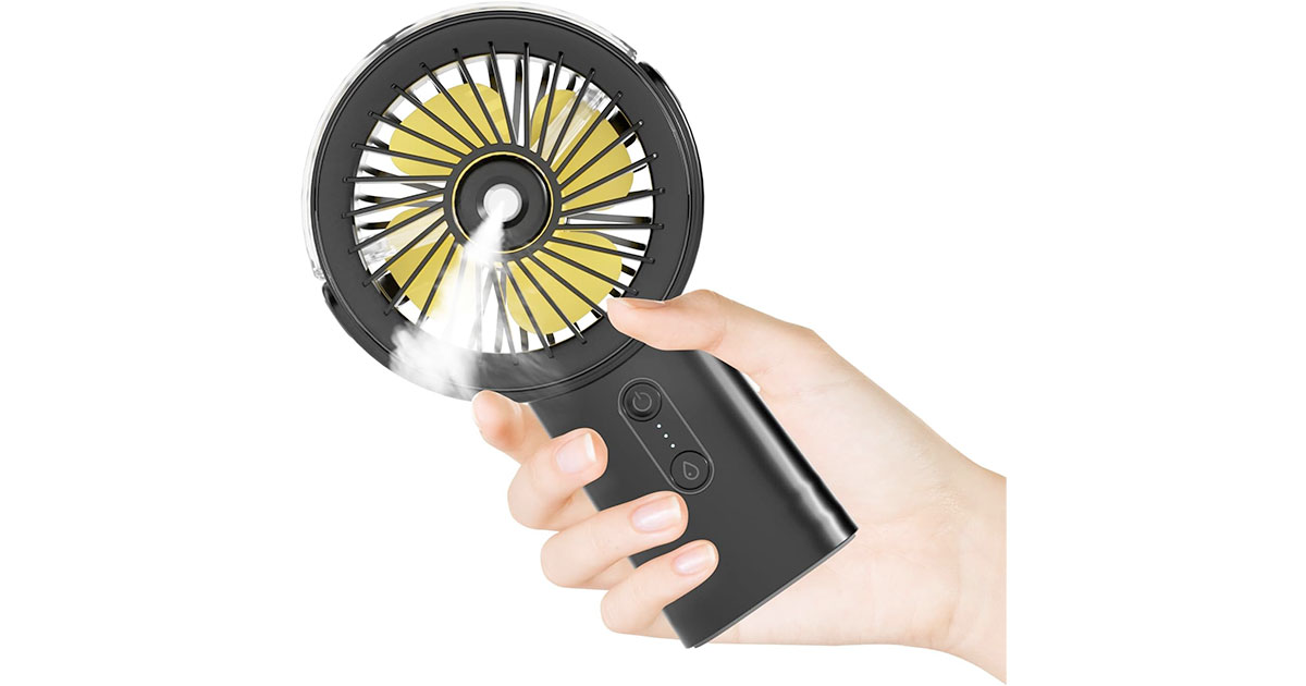 Amazon：Mini Handheld Fan只賣$9.99