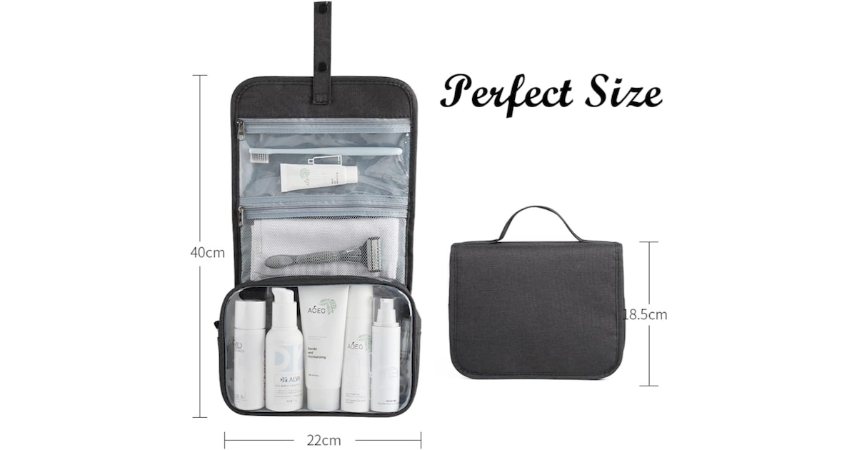 Amazon:Hanging Toiletry Bag只賣$7.49