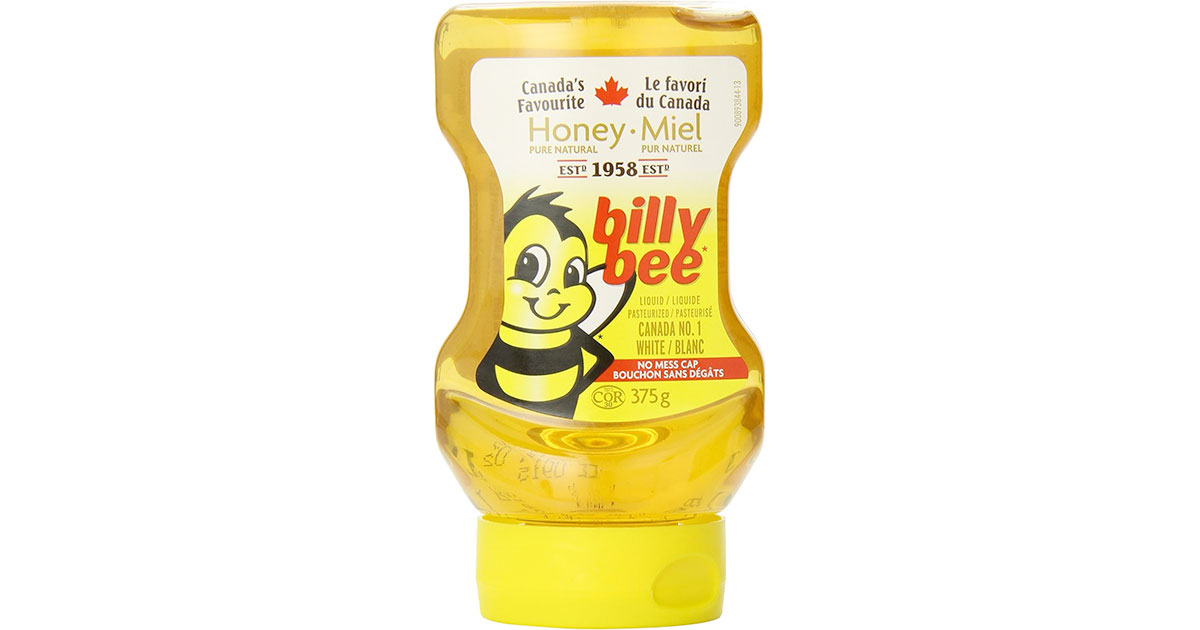 Amazon：Billy Bee Pure Natural Honey (375g)只賣$5.84