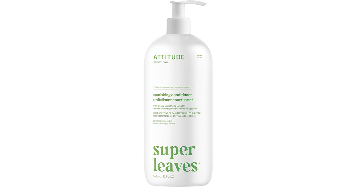 Amazon：ATTITUDE Nourishing Hair Conditioner (946ml)只賣$15.99