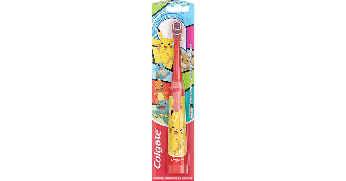 Amazon：Colgate Pokemon Kids Powered Vibrating Toothbrush只賣$5.99