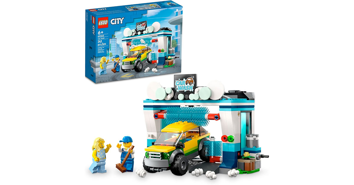 Amazon:LEGO City Car Wash 60362 (243 pcs)只賣$23