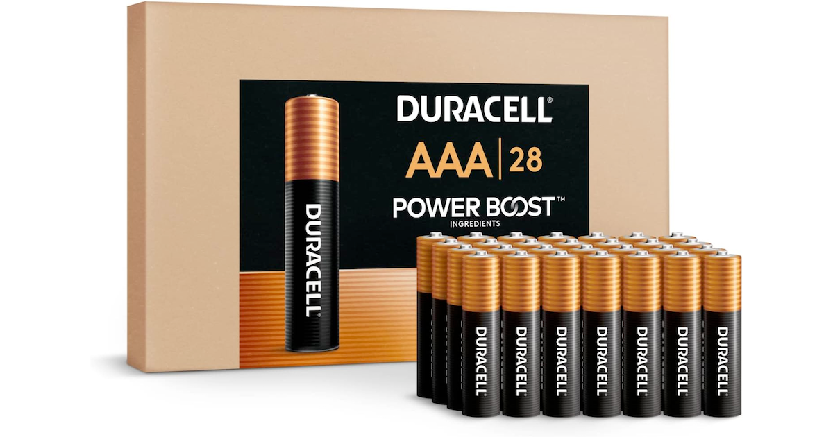 Amazon：Duracell Coppertop AAA Batteries (28 Count)只賣$23.99