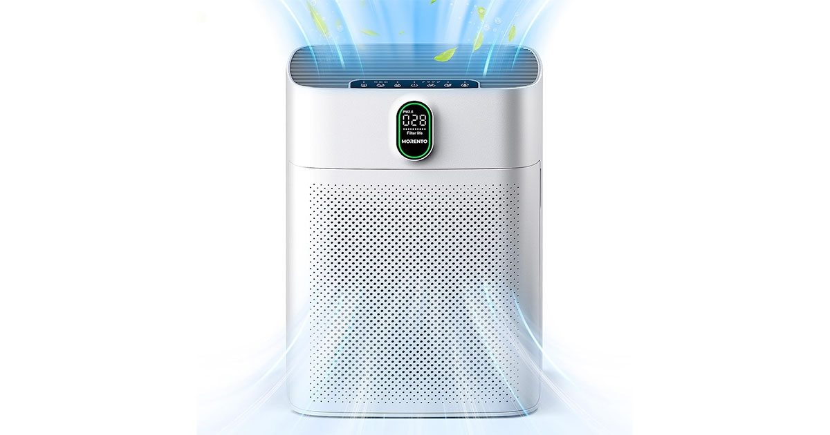 Amazon：Air Purifiers (up to 1076 Sq Ft, True HEPA Air Filter)只賣$107.99
