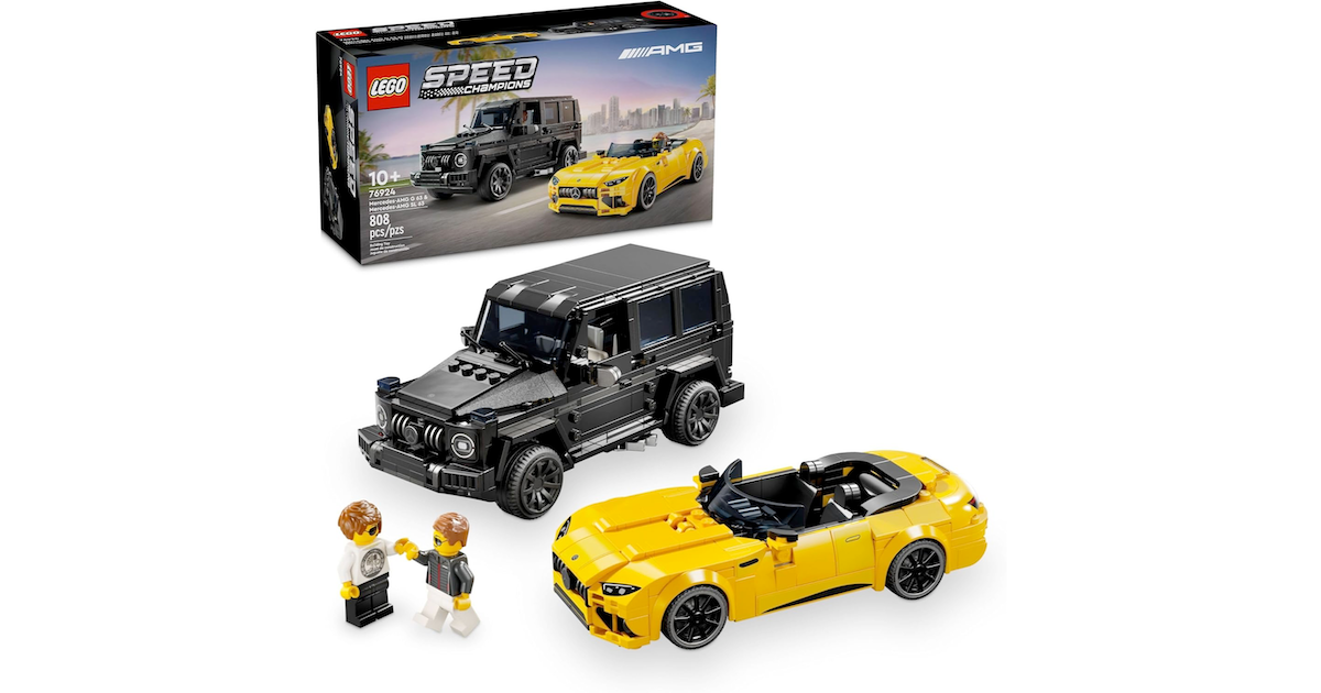 Amazon：LEGO Speed Champions Mercedes-AMG G 63 & Mercedes-AMG SL 63 76924 (808 pcs)只賣$47.93